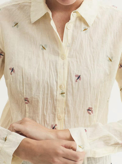 Camicia Nice Things stropicciata