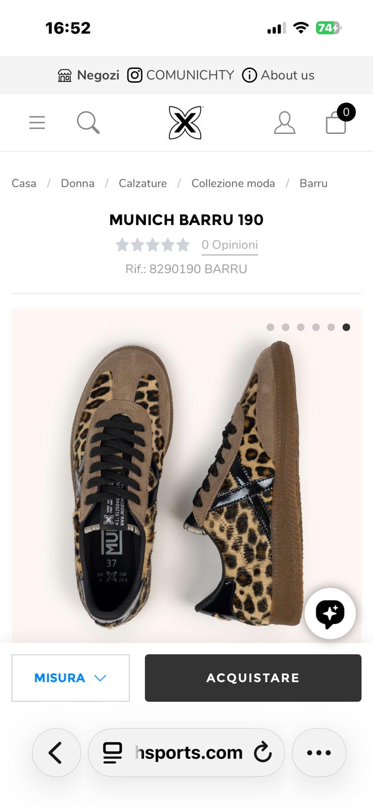 Sneakers Munich maculate