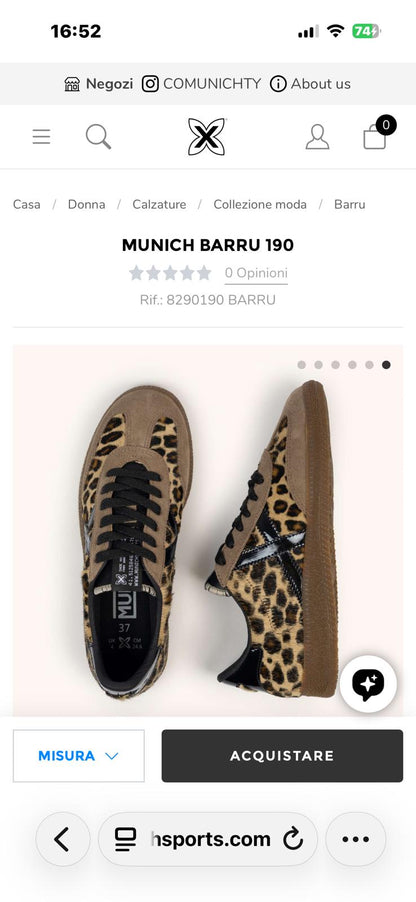 Sneakers Munich maculate